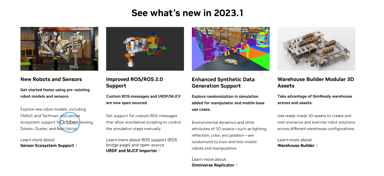 入驻NVIDIA Isaac Sim新平台，奥比中光3D相机矩阵助力更强机器人开发